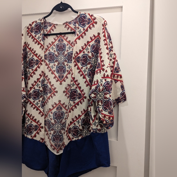 Zara Paisley Print Kimono Jacket Cardigan/CoverUp - Picture 8 of 10